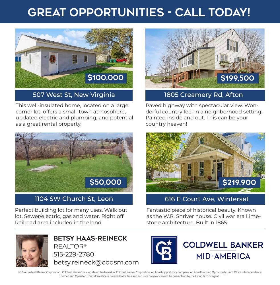 Great Opportunities Call today! Real Estate For Sale Or Rent