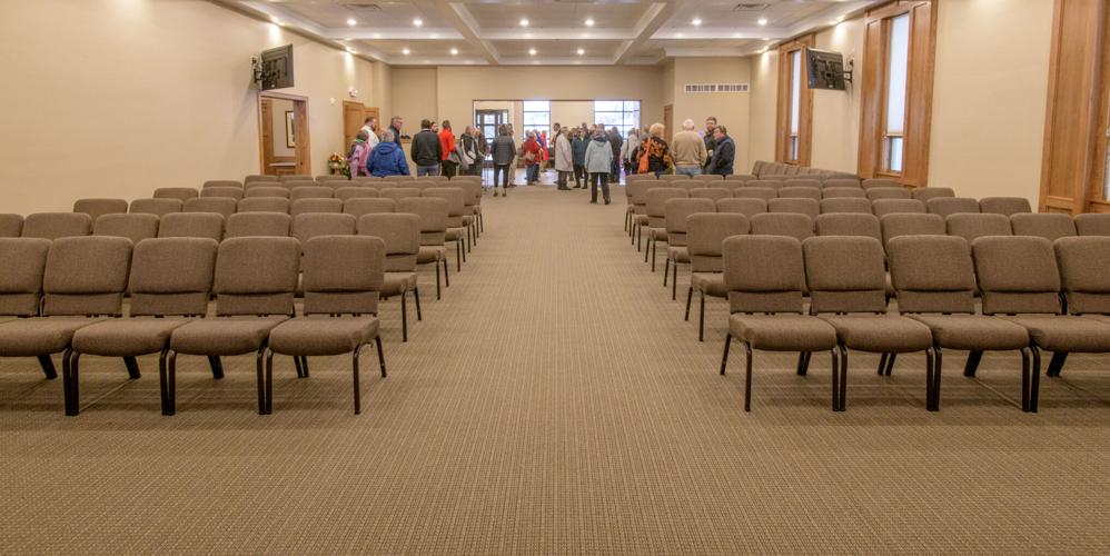 Ribbon cut, Overton's open Multimedia