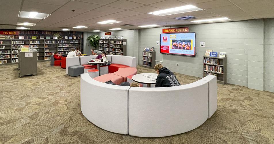 Carlisle Core Library Renovation modernizes Carlisle High School library | News | indianola ...