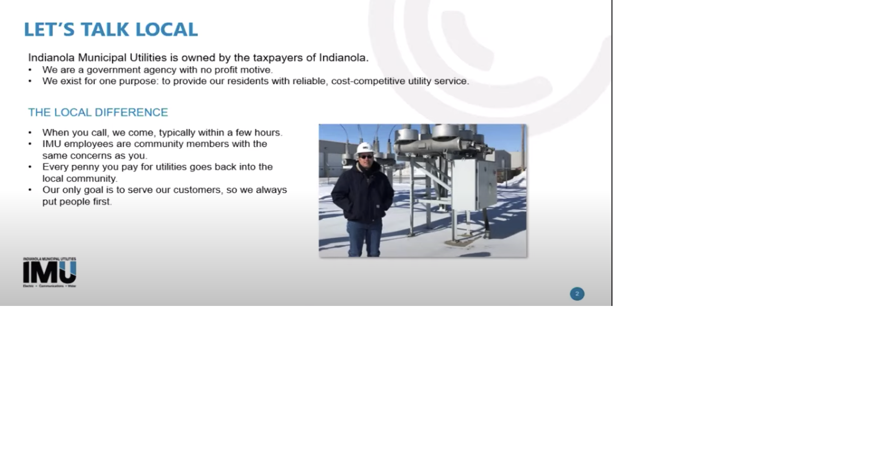 Indianola city and utilities talk billing with residents News