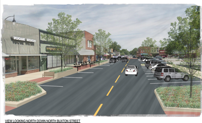 A snapshot of Indianola Streetscape plan