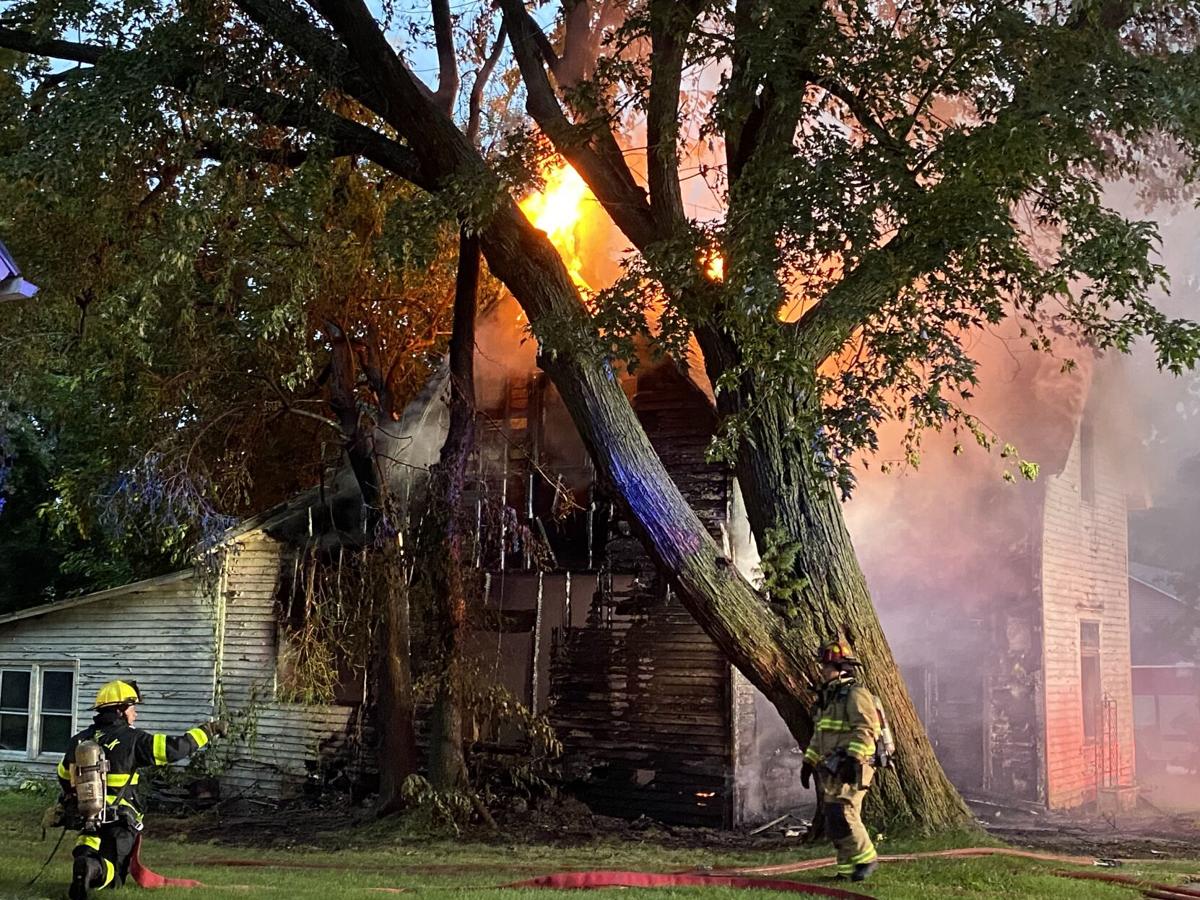 Indianola firefighters battle house fire Multimedia