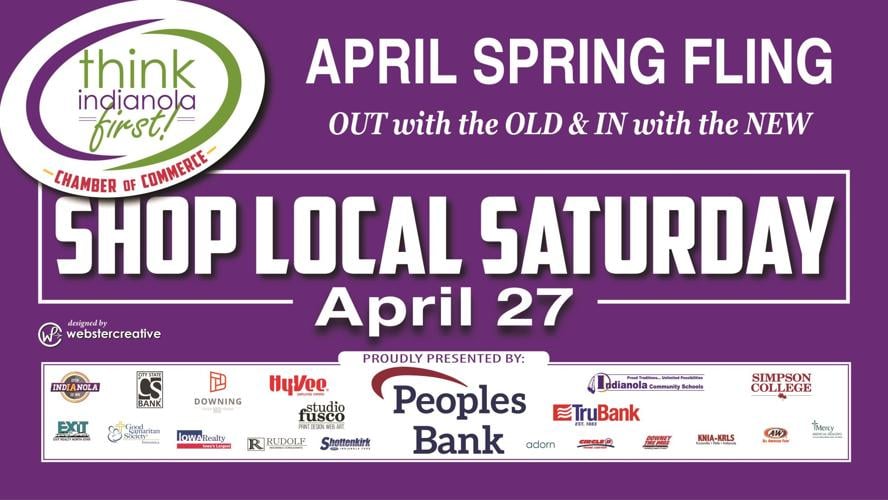 Support Indianola businesses and bookstores on Shop Local Saturday