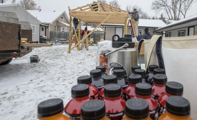 Local Scout builds picnic shelter for Heal House as Eagle Scout project