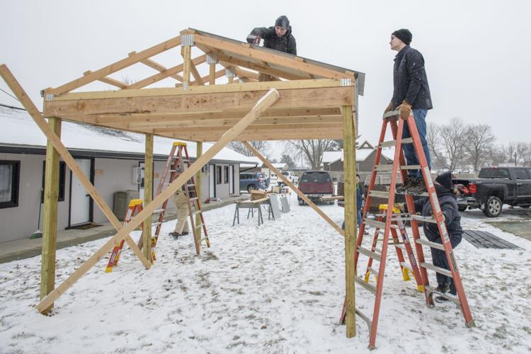 Local Scout builds picnic shelter for Heal House as Eagle Scout project