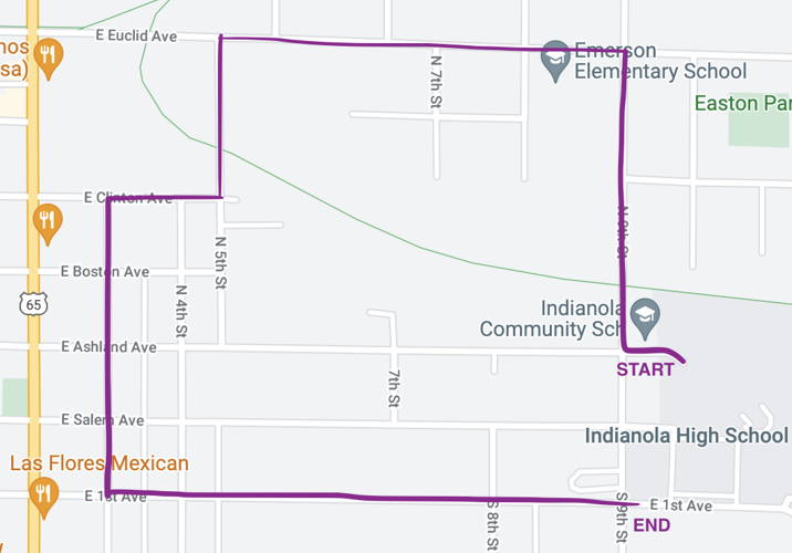 Indianola under way News