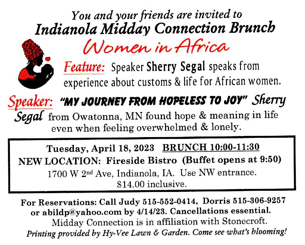 Indianola Midday Connection | Calendar | indianola-ia.com
