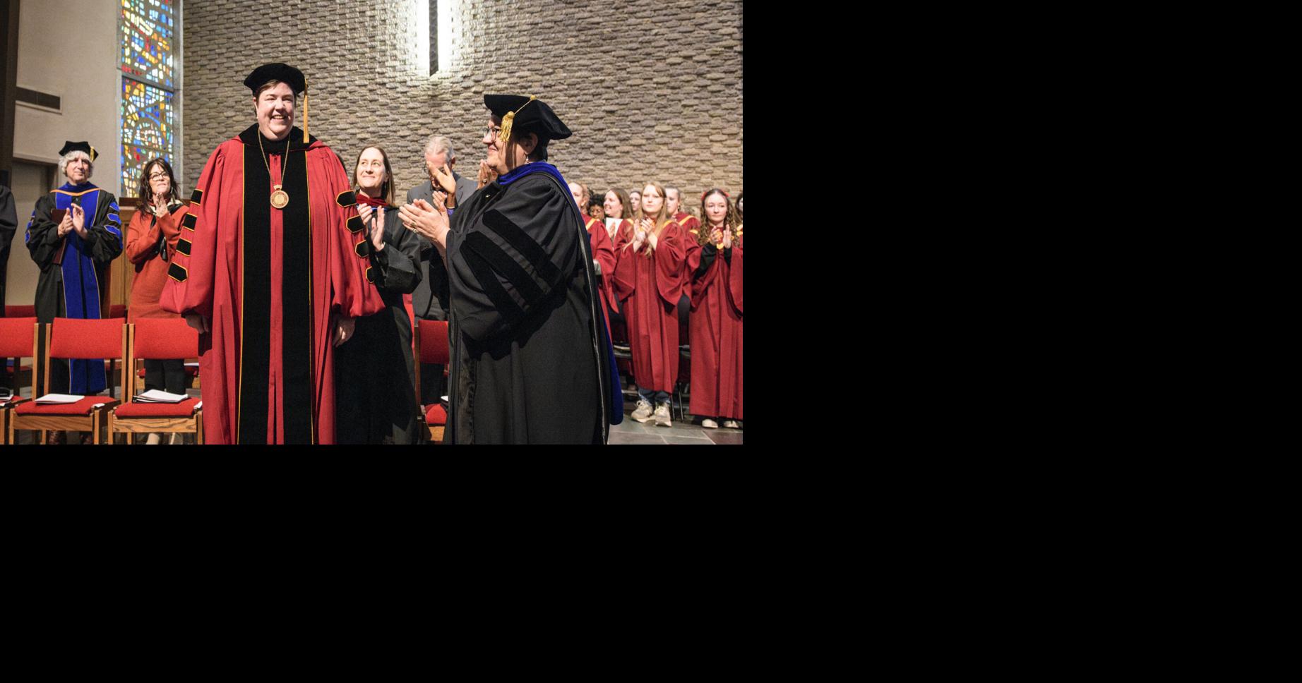 Stuebner inaugurated as 26th president of 