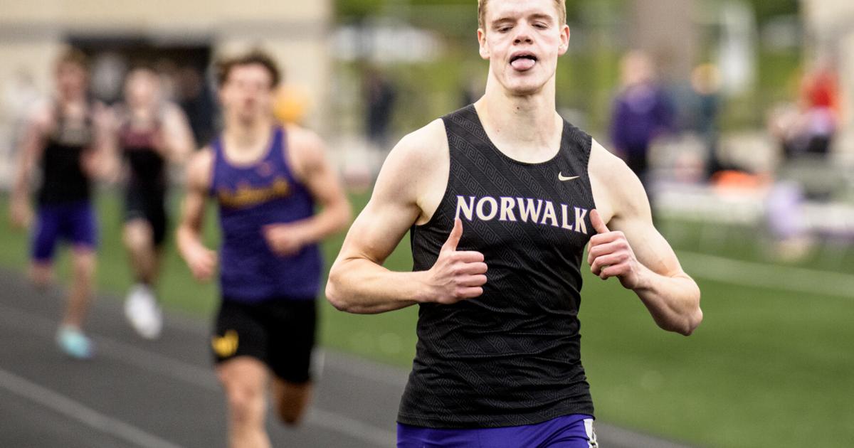 Norwalk's Kaiden Kunze seeks four titles at State track meet