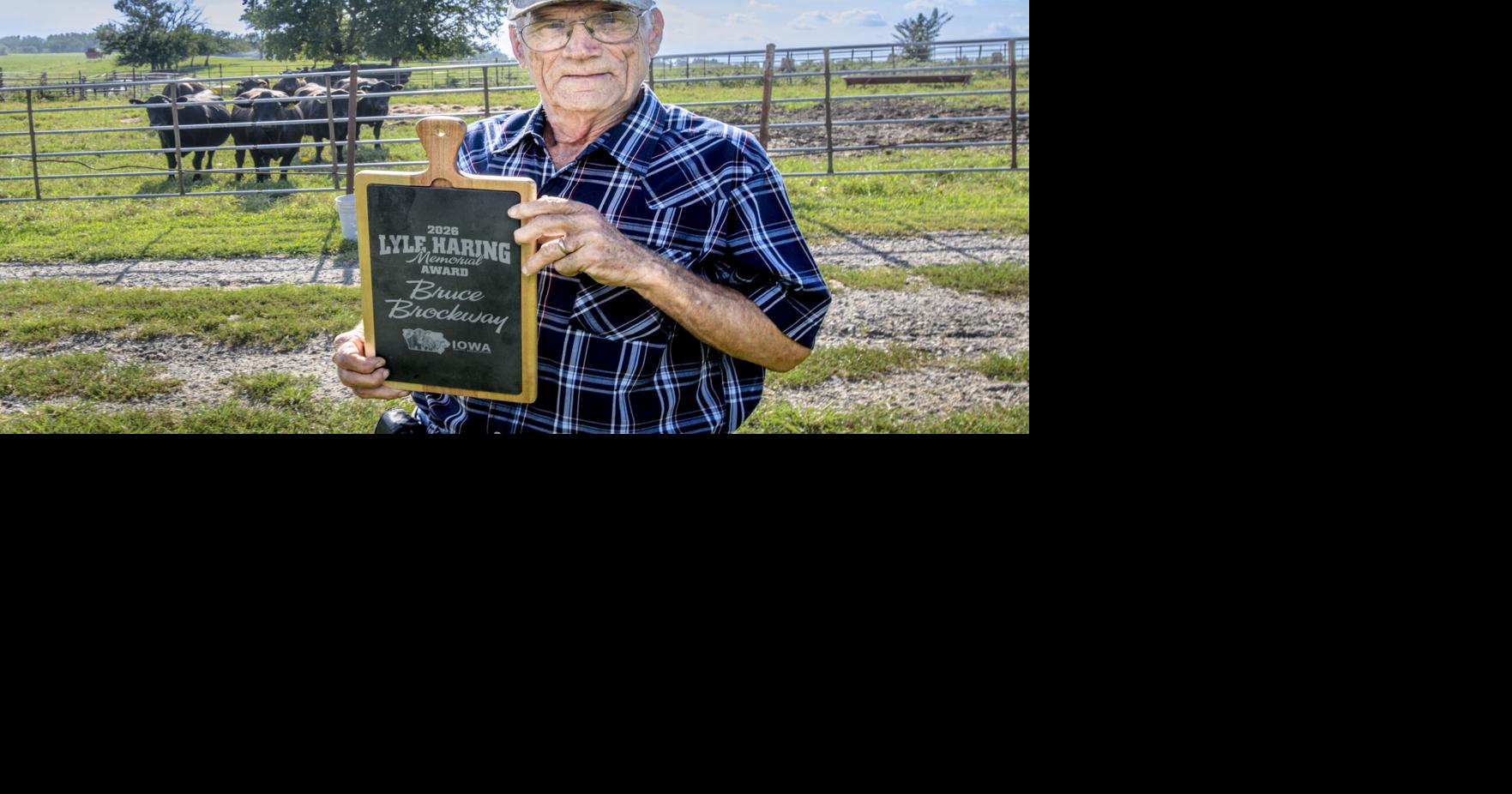 Brockway receives prestigious award from Iowa Angus Association