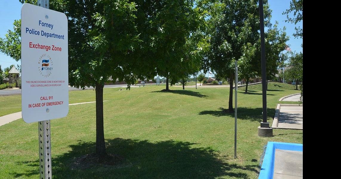 ‘Exchange Zone’ opens at Forney Police Department to facilitate safe