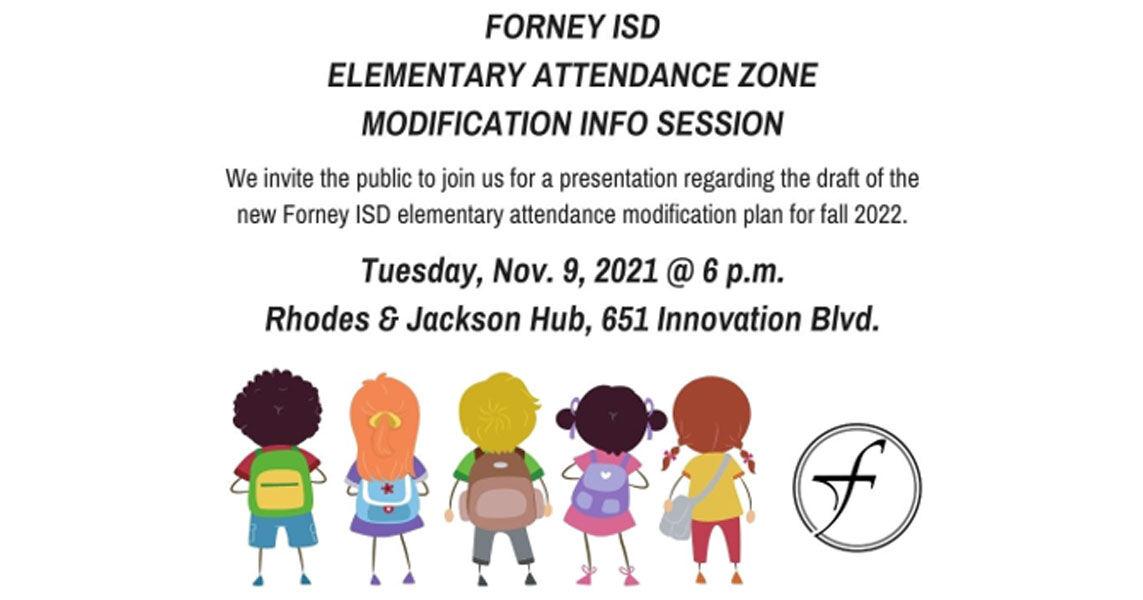 Forney Isd Calendar 2022 Forney Isd To Host Elementary Attendance Zone Modification Informational  Meeting For K-4 Grade Students, Nov. 9 | Education | Inforney.com