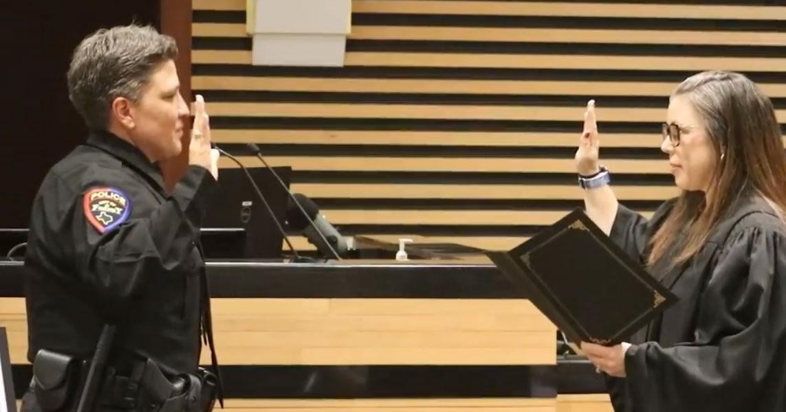 Forney Police Department Chief Carrie White sworn in | Local News ...