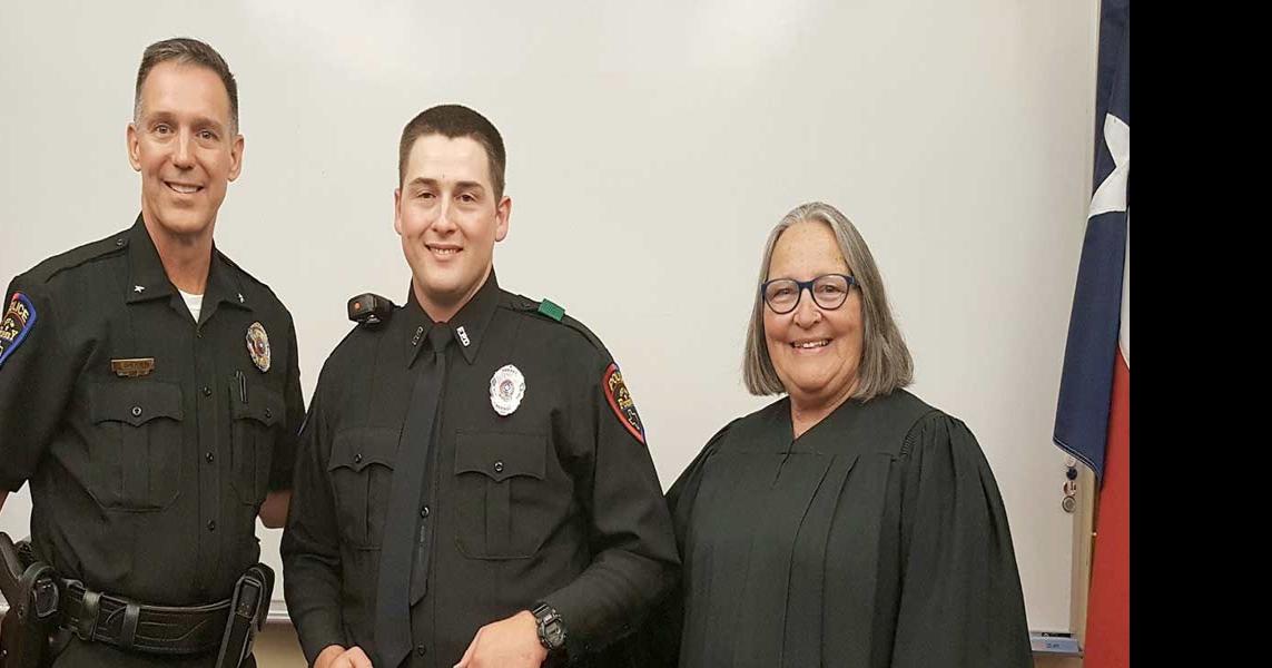 Forney Police Department swears in new police officer Local News