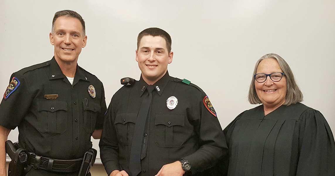 Forney Police Department swears in new police officer | Local News ...