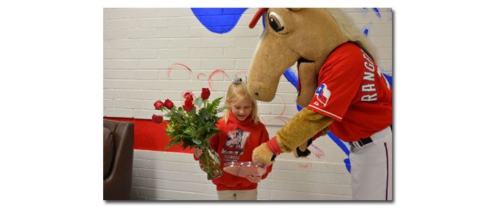 Texas Rangers Mascot Captain Former Texas Editorial Stock Photo