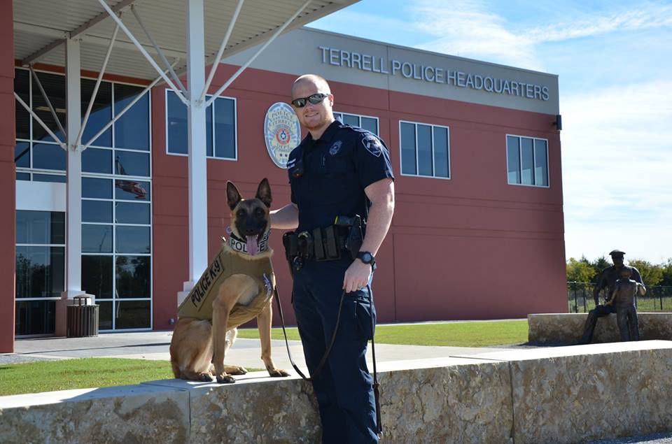 Terrell Police Department K9 Bolt Receives Donated Protective Vest ...