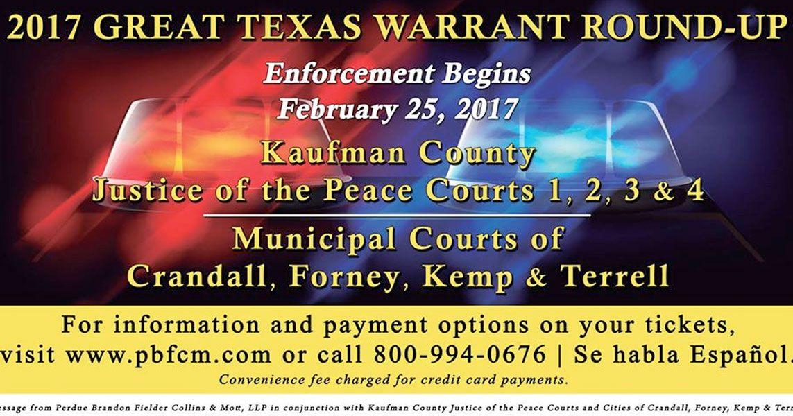 Kaufman County law enforcement agencies participating in 2017 Great