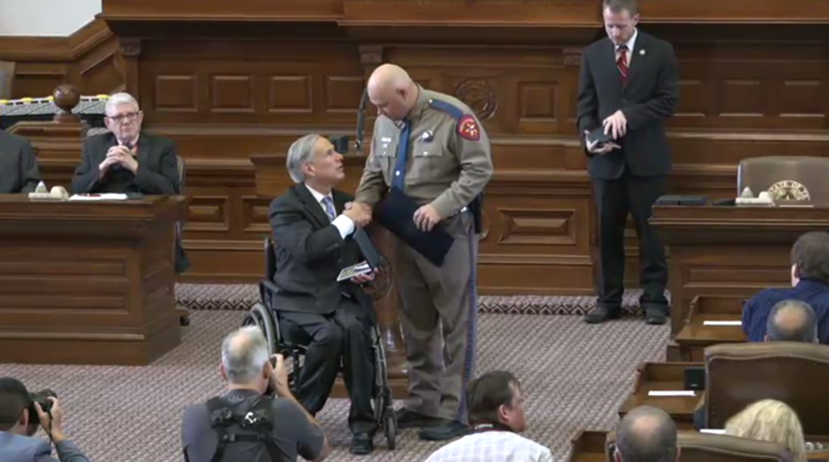 Governor Abbott presents 2018 Star of Texas Awards; several ...