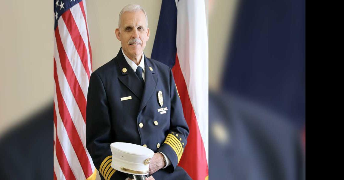 Longtime Forney Fire Department Chief Rick Townsend announces