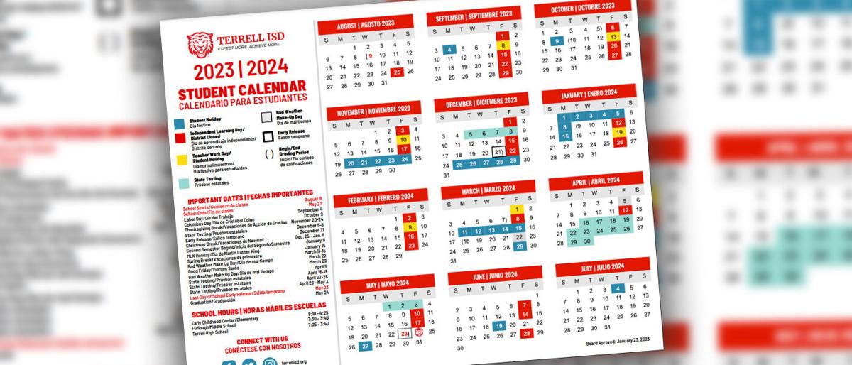 Klein ISD approves calendar for 2023-24 school year