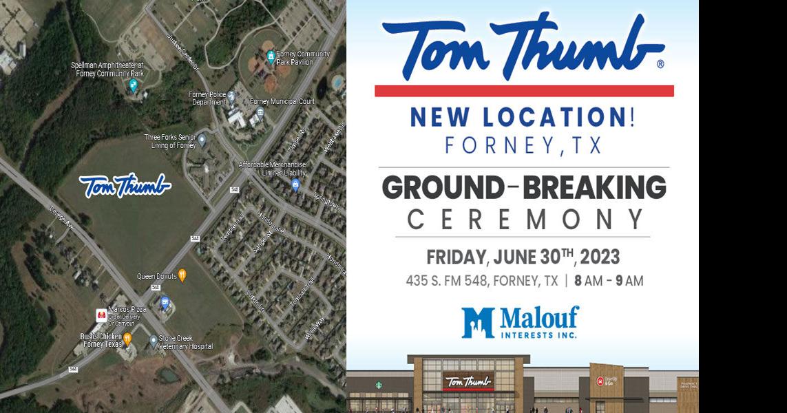 Tom Thumb to ceremoniously break ground on new Forney location