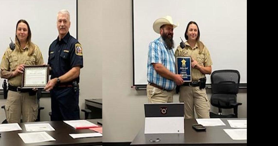 HCSO deputy presented Life Saving pin, for offduty