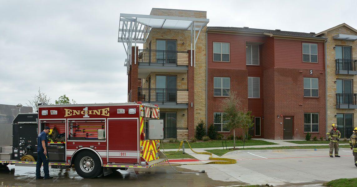 Forney Fire Department conducts training at new apartment building ...