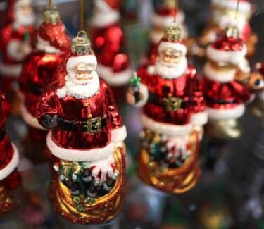 Santa ornament - Getty Images
