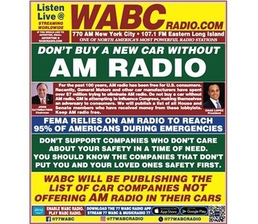 WABC AM radio campaign
