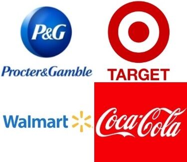 P&G - Target - Walmart - Coke