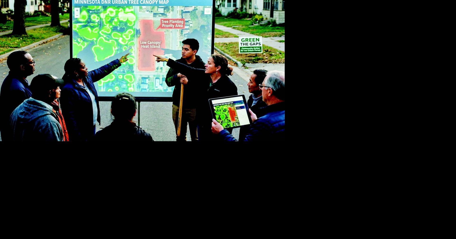 Minnesota maps its tree canopy — and the gaps tell the story