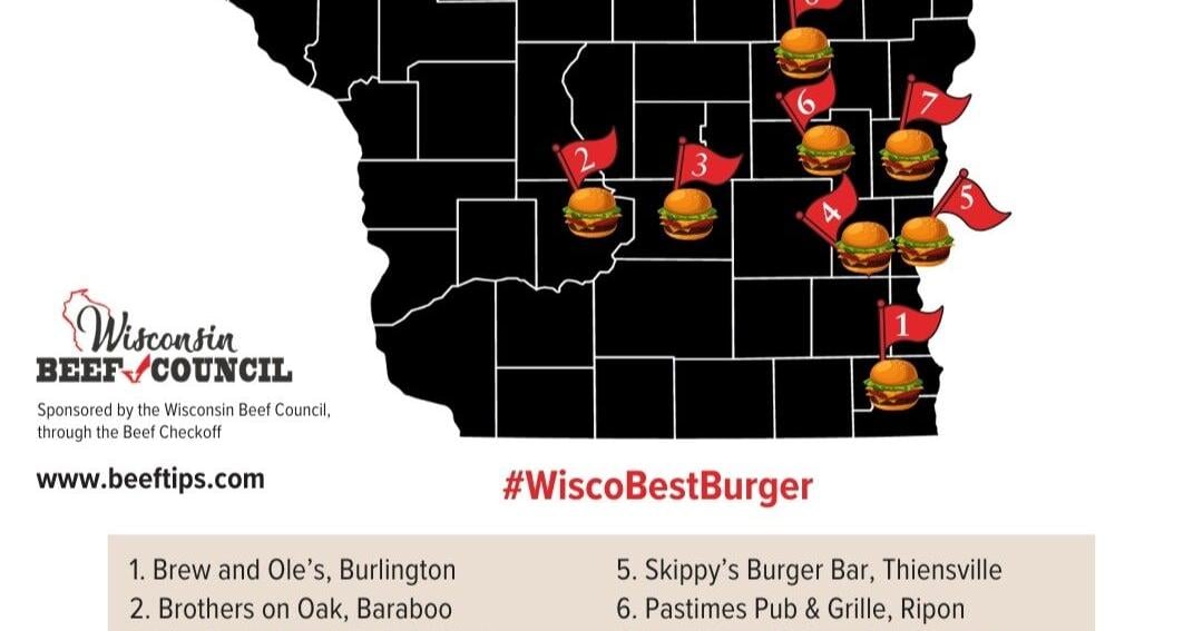 Three Northeast Wis. restaurants nominated for Wisconsin's Best Burger