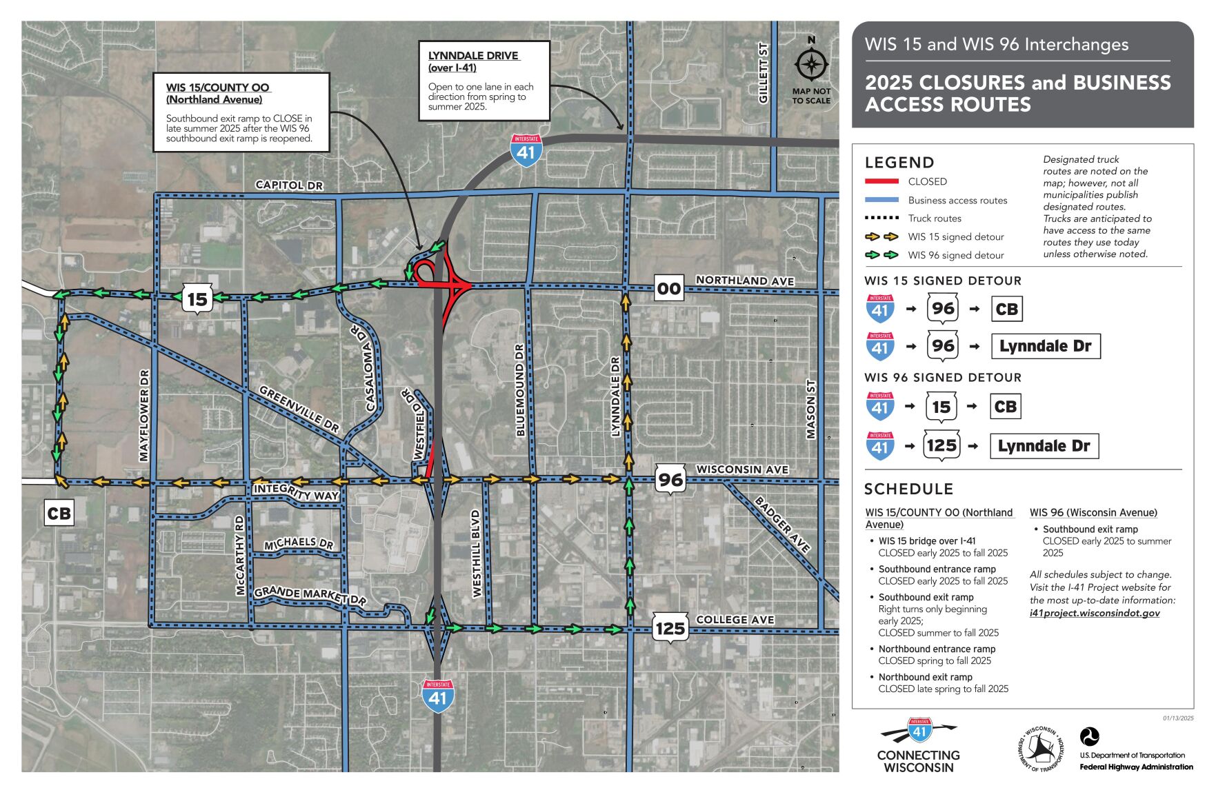 Northland/I41 interchange in Appleton closes | Latest News ...
