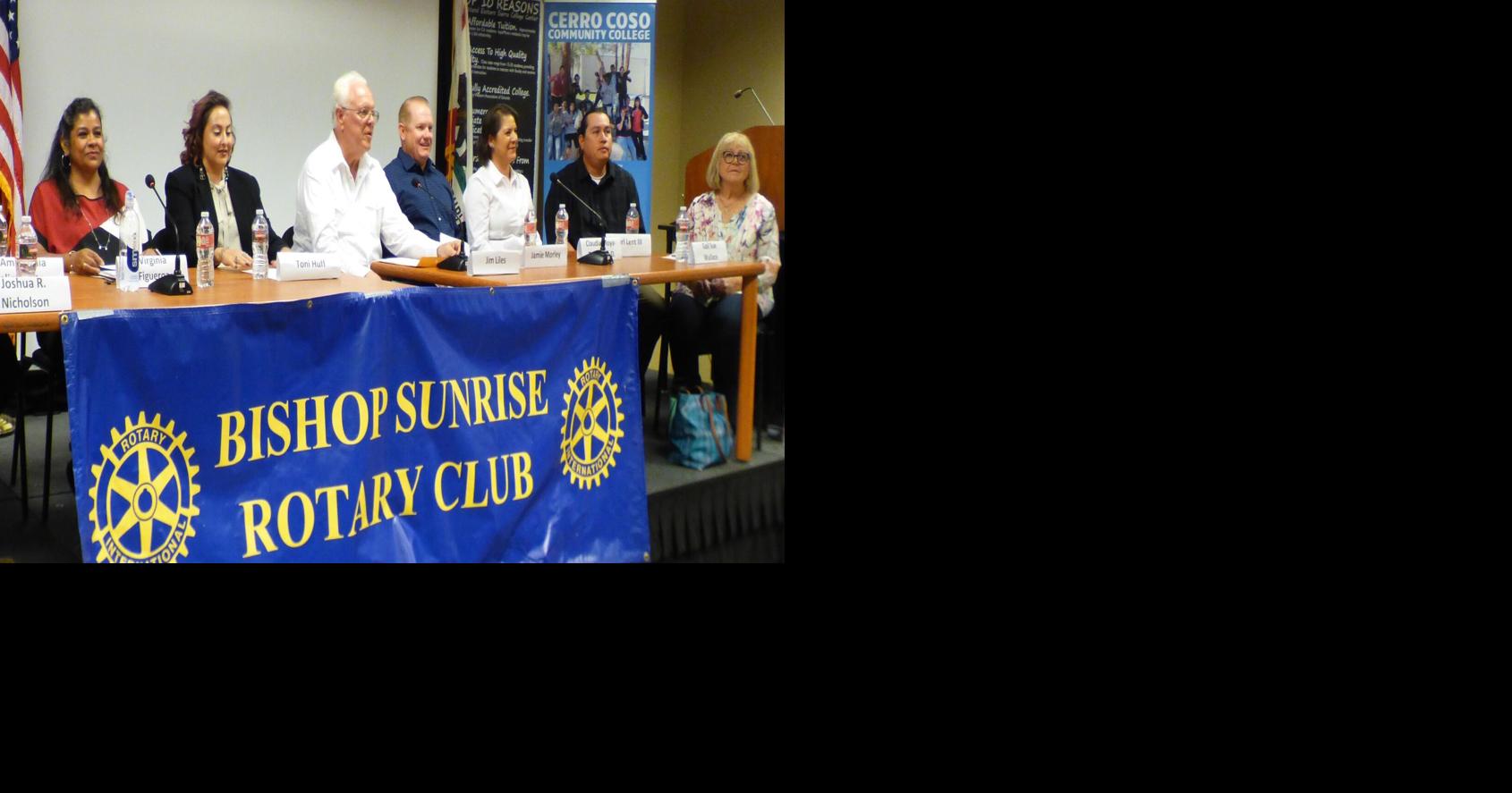 Bishop school board candidates field questions at Rotary forum | News ...