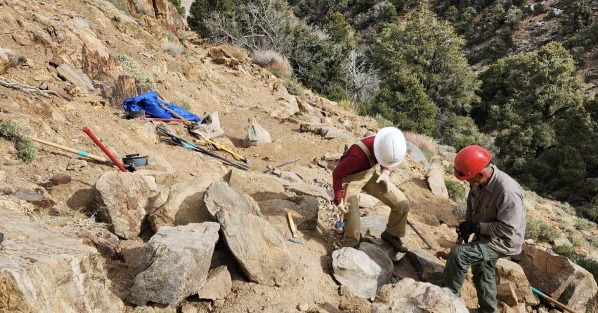 Rocking and rolling on the trail: Volunteers remove rocks to improve ...