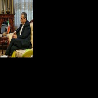 In this handout photo released by the Iranian Ministry of Foreign Affairs, Iran's Foreign Minister Abbas Araghchi holds a meeting with International Atomic Energy Agency head Rafael Grossi in Geneva