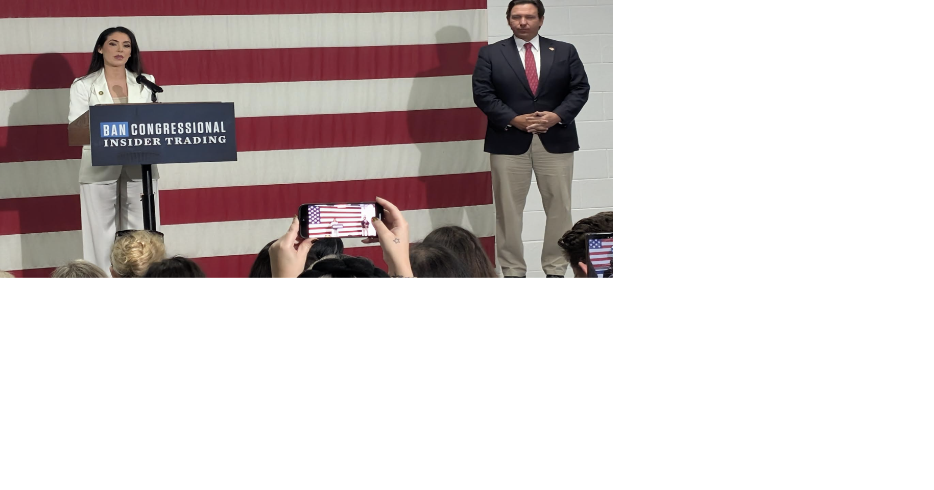 DeSantis endorses congressional stock trading ban, calls for new Florida disclosure law