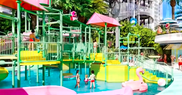 Polémica por un proyecto para construir un parque acuático en Hotel Fontainebleau de Miami Beach.
