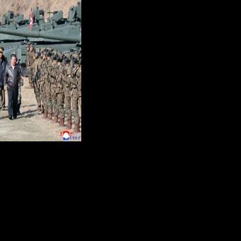 Kim Jong Un and Kim Ju Ae visit the Pyongyang Training Base No. 60