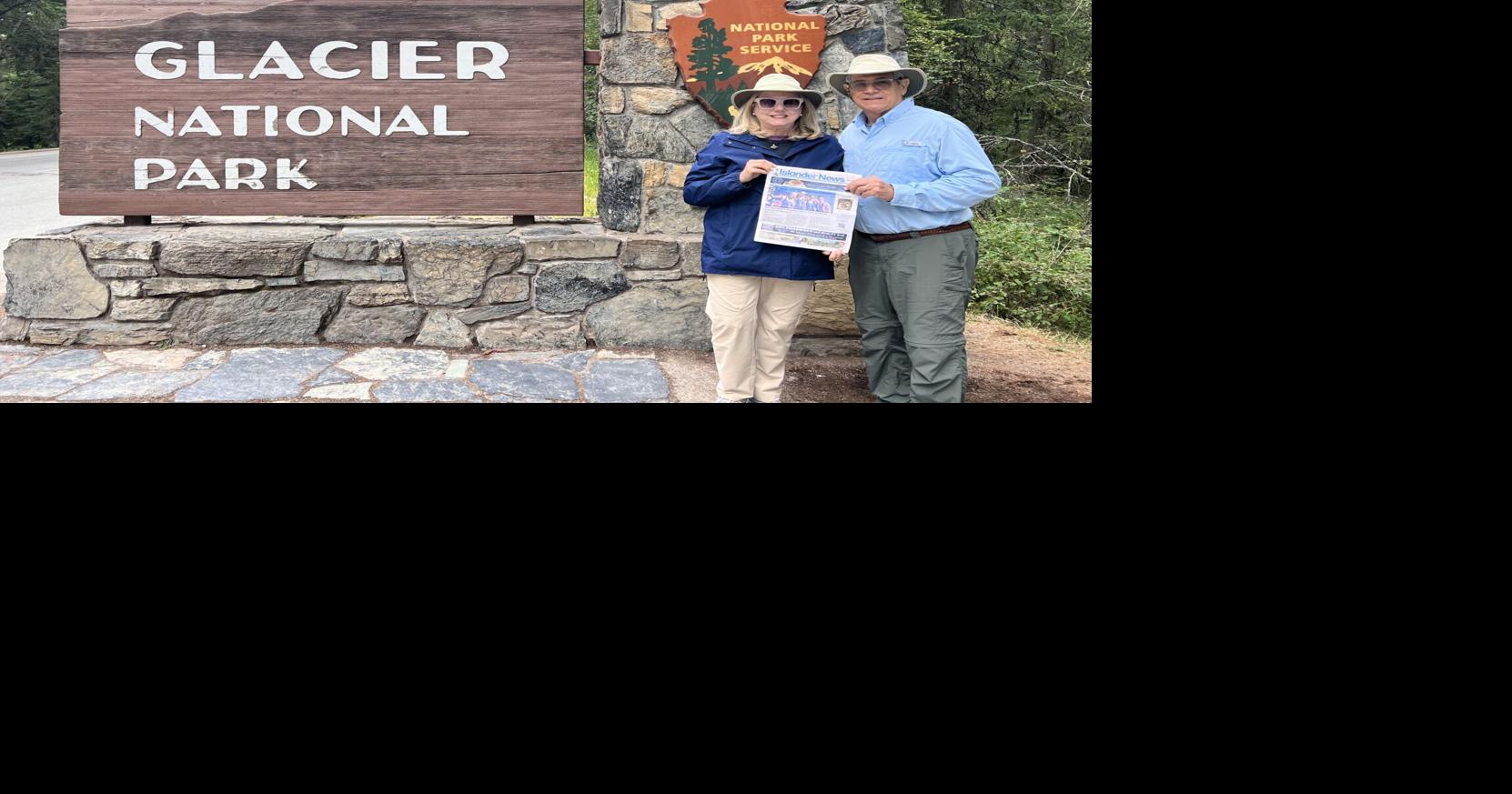 Islander takes in Glacier National Park