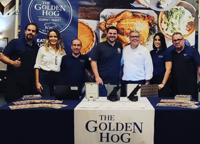 Food moves front and center in this year’s Rotary Wine Festival the golden hog