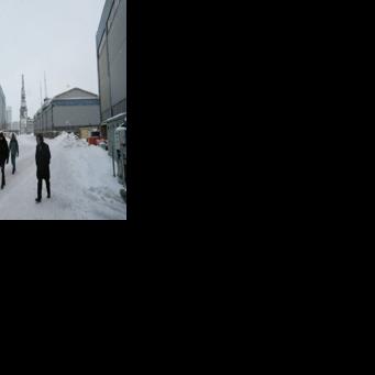 The Helsinki shipyard, owned by Canadian company Davie, is expecting a US order for icebreakers