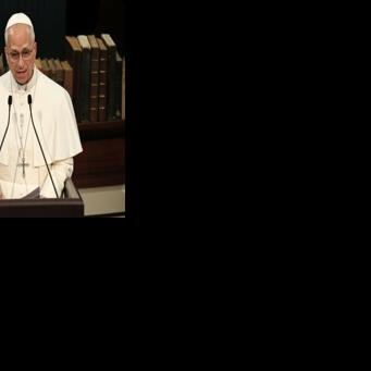 The pope said Turkey has a special role to play in international relations - and solving conflict