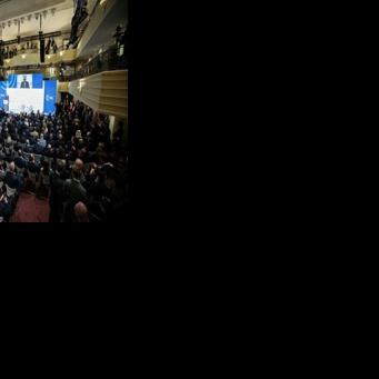 Business, political and security delegates crowded into a hotel in Munich for the high-level conference