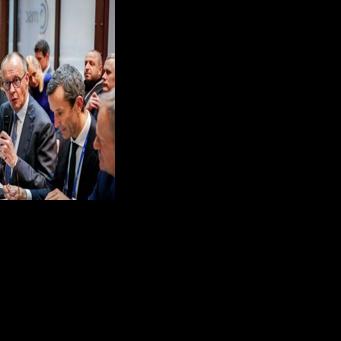 German Chancellor Friedrich Merz told the conference that Europe's freedom was 'endangered'