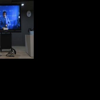 Philippine former president Rodrigo Duterte in his first appearance before the International Criminal Court on charges of crimes against humanity over his crackdown on drugs, in The Hague on March 14, 2025