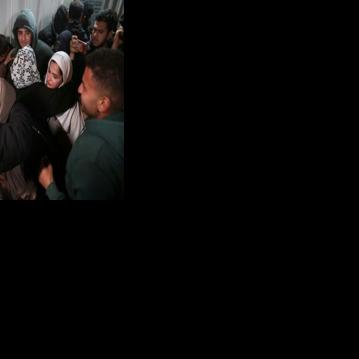 Palestinians entering Gaza through Rafah crossing reuniting with families after Israel reopened the gateway days ago