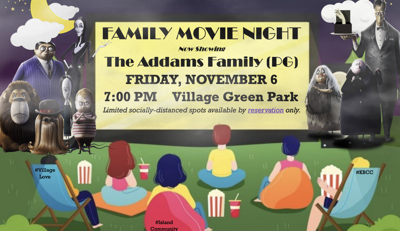 Movies On The Green Returns With A Showing Of The Addams Family Family Islandernews Com