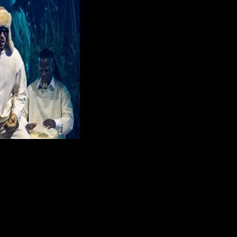 Puerto Rican singer Bad Bunny performs onstage during his residency in San Juan in 2025